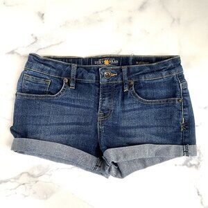 Lucky Brand Riley Denim Shorts, Medium Wash, Size 12